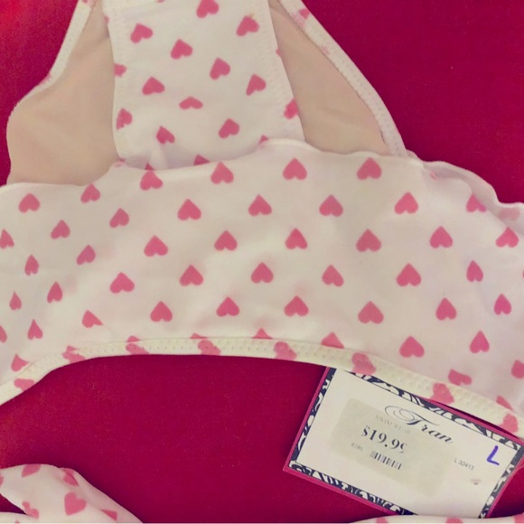 TRAN Pink Sweetheart Bikini Size Large NEW WITH TAGS - Picture 3 of 6